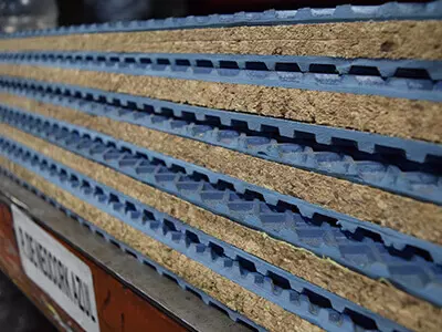 Neocork plates for vibration control
